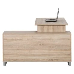 Bureau Maxim -Promos Meubles Boutique schreibtisch maxim sonoma eiche dekor weiss 494745