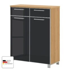 Meuble à Chaussures Alavere I 18 Meuble à Chaussures Alavere I -Promos Meubles Boutique schuhkommode alavere i anthrazit eiche bianco 4735004