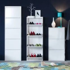 Meuble à Chaussures Holger -Promos Meubles Boutique schuhschrank cabinet weiss 2550786