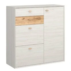 Armoire à Chaussures Calvi -Promos Meubles Boutique schuhschrank calvi pinie weiss dekor eiche 4254396