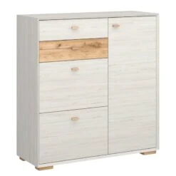 Armoire à Chaussures Calvi -Promos Meubles Boutique schuhschrank calvi pinie weiss dekor eiche 4254404