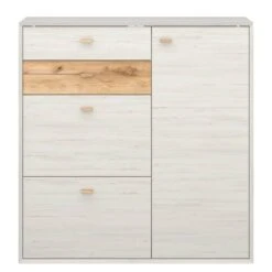 Armoire à Chaussures Calvi -Promos Meubles Boutique schuhschrank calvi pinie weiss dekor eiche 4254408