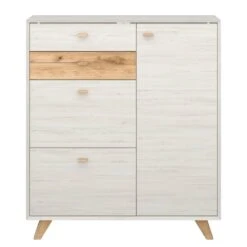 Armoire à Chaussures Calvi -Promos Meubles Boutique schuhschrank calvi pinie weiss dekor eiche 4254412