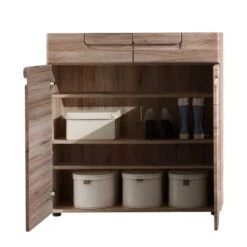 Armoire à Chaussures Lindley -Promos Meubles Boutique schuhschrank lindley eiche sanremo dekor 343016
