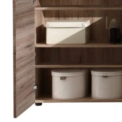 Armoire à Chaussures Lindley -Promos Meubles Boutique schuhschrank lindley eiche sanremo dekor 343017