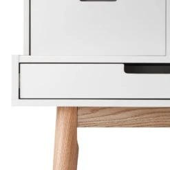 Bureau LINDHOLM -Promos Meubles Boutique sekretaer lindholm weiss eiche massiv 4673392