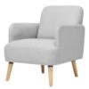 Fauteuil Athie 1 Fauteuil Athie -Promos Meubles Boutique sessel athie webstoff hellgrau 4602852