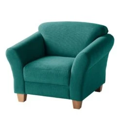 Fauteuil Cebu -Promos Meubles Boutique sessel cebu webstoff petrol 4568336