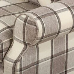 Fauteuil à Oreilles Colmar XL 25 Fauteuil à Oreilles Colmar XL -Promos Meubles Boutique sessel corteen webstoff braun beige 4283708