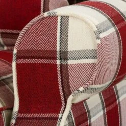 Fauteuil à Oreilles Colmar XL 33 Fauteuil à Oreilles Colmar XL -Promos Meubles Boutique sessel corteen webstoff rot beige 4283756