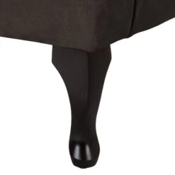 Fauteuil à Oreilles Miscol -Promos Meubles Boutique sessel miscol antiklederlook mit hocker braungrau 4886408