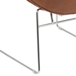 Fauteuil Montola Imitation Cuir -Promos Meubles Boutique sessel montola kunstleder cognac chrom 5087464