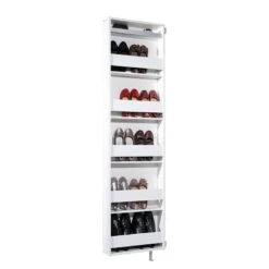 Meuble à Chaussures Boston -Promos Meubles Boutique spiegelschuhschrank boston weiss 1368064