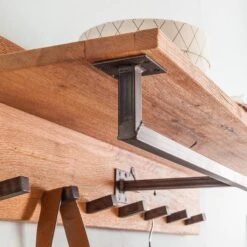 Porte-manteaux Mural Forunas II -Promos Meubles Boutique wandgarderobe forunas ii zerreiche wildeiche massiv 3716845